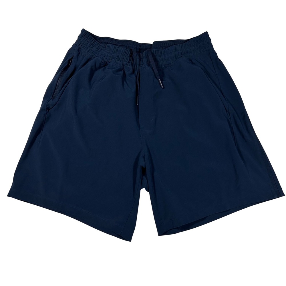 Lululemon Pace Breaker Shorts Mens Medium Navy Blue 7 Inch Inseam LM7B80S